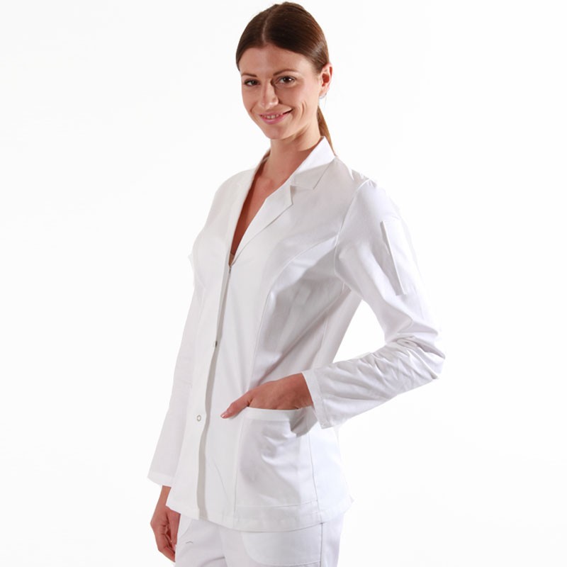 Blouse Medicale Blanche 100 Coton par la marque Egochef