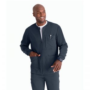 Veste médicale homme gris acier Barco