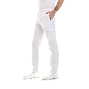 Pantalon Médical Mixte Blanc - MANELLI
