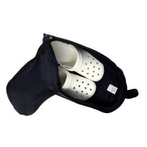 Sac de rangement pour chaussures en bleu et gris par Toptex